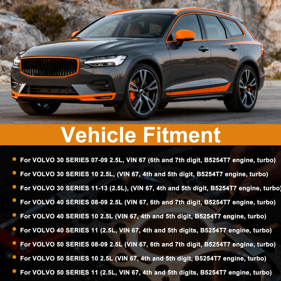 Long Block Engine Assembly For 2001-2019 VOLVO S40 S80 S60 XC90 B5254T7 2.5T T5 - Image 2 of 4