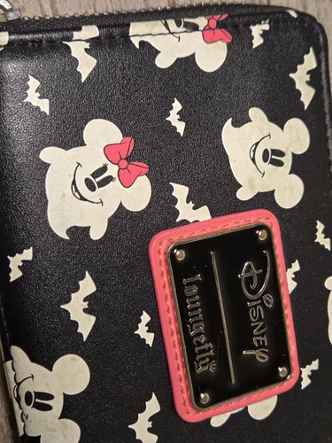 Loungefly Disney Mickey & Minnie Mouse Ghostly Wallet  - Picture 2 of 10