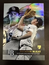 2020 Topps Gold Label Brendan McKay Rookie Tampa Bay Rays RC #91