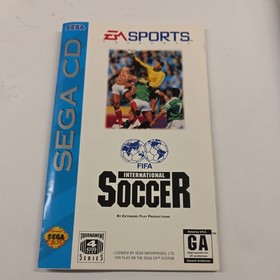 SEGA CD - FIFA INTERNATIONAL SOCCER  - COMPLETE CIB - TESTED/WORKING