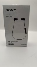 "Sony WI-C300 Wireless In-Ear Headphones - Black - Brand New Sealed".