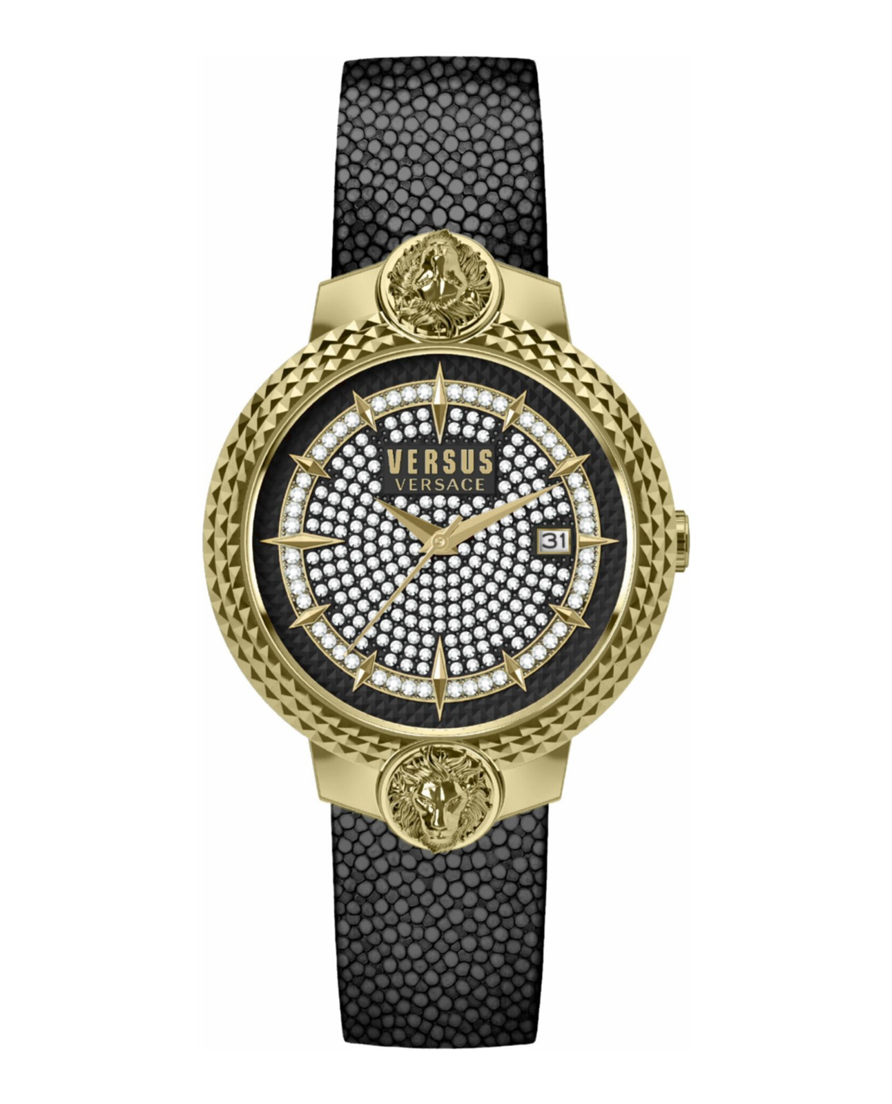 Versus Versace Womens  Gold 38mm Strap Fashion Watch