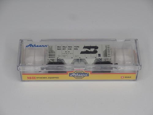 Tolva cubierta Athearn escala N 1:160 #430144 34' PS2-2600 Burlington Northern BN | Zustand: Used