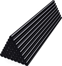 Black Hot Glue Sticks Mini, 7X200Mm Long Hot Melt Glue Sticks for Craft, 36 Pack 0.41 per gallon