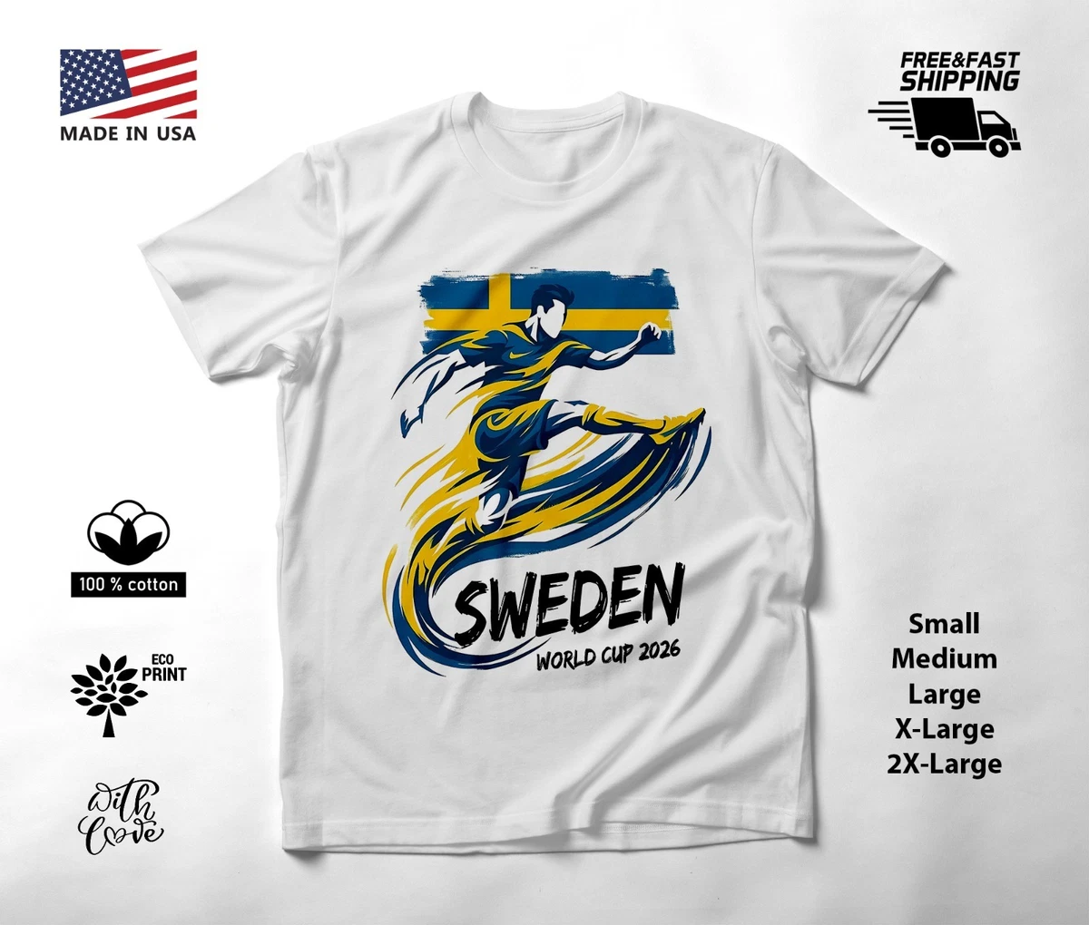 Sweden National Team Soccer Shirts for sale | eBay