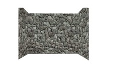 Forum Novelties Dungeon Decor 100-ft Roll Stone Wall for Parties  Halloween