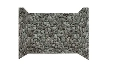 Forum Novelties Dungeon Decor 100-ft Roll Stone Wall for Parties & Halloween