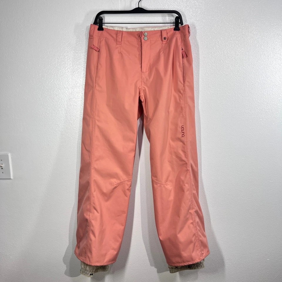 Burton Women's Snowboard Pants Medium Pink Waterproof Insulated Ski Snow Shell - Image 2 of 4