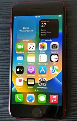 iPhone 8 256 GB Product Red   Rot   Guter Zustand