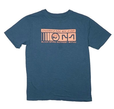 Star Wars Galaxy's Edge New Adult T-Shirt - Black Spire Outpost Batuu Logo