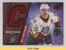 2021-22 Upper Deck AHL Captains Red Andrew Poturalski #L-11 READ 7l6