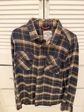 Iron and Resin Men's Flannel Medium 100 Cotton Made In USA Button Up