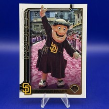 2025 Topps Series 1 Celebration Swinging Friar Mascot #M-20 San Diego Padres