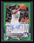 2025 Bowman Basketball Green Border Otega Oweh #PA-OO