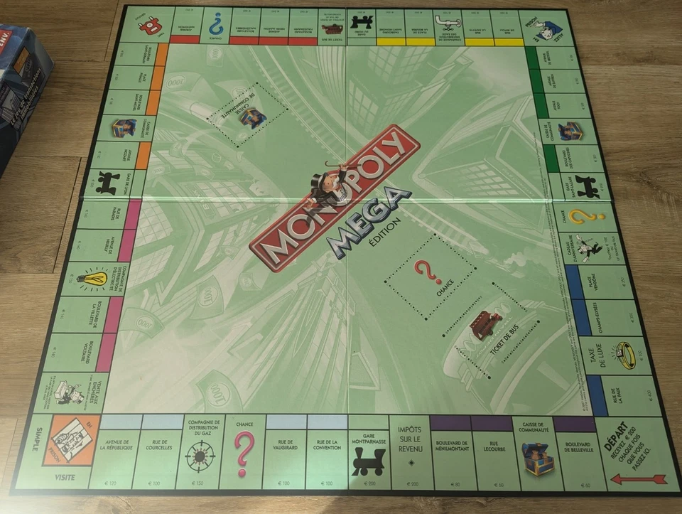 Monopoly "Méga édition" de 2 à 8 joueurs - Hasbro 2012 - Occasion BE - Bild 3 von 4