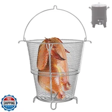 BBQration Turkey Fryer Roaster Basket for Charbroil Big Easy Oill