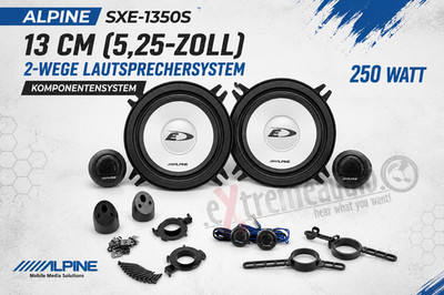 Alpine SXE-1350S 13 Cm (5.25 Inch) 2-Way Speaker System Component System