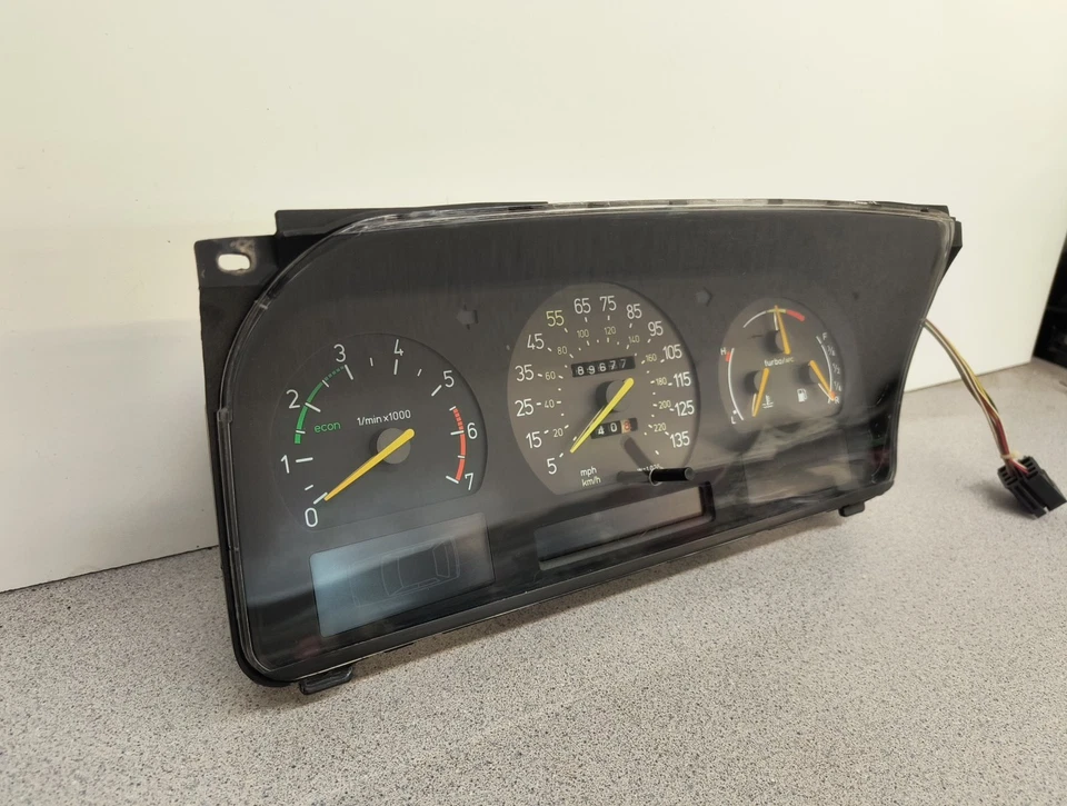 1986 - 1998 Saab 9000 Turbo Yazaki 速度计仪表组 89K 9525627 — 第 2/4 张图片