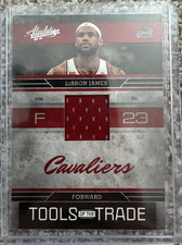 '09-'10 Absolute Memorabilia Panini LeBron James #201/249 Game Worn Jersey Card
