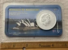 2001 AUSTRALIAN $1 KOOKABURRA UNCIRCULATED 99.9% SILVER DOLLAR 31.635 GRAMS