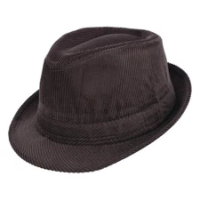 San Diego Hat Company Men's Corduroy Fedora Hat