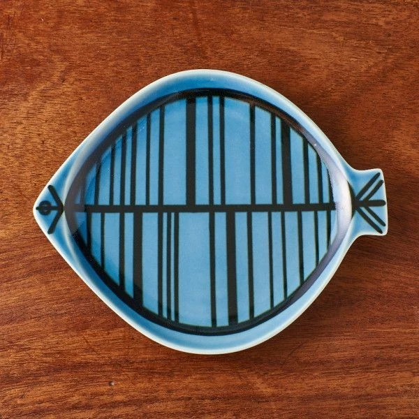 Lisa Larson Stim Fish Plate & Bowl Set of 3 Arita Ware Porcelain NEW - Image 4 of 4