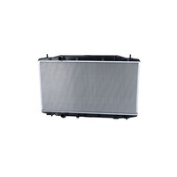 KüHler MotorküHlung KüHlrippen GelöTet 708 - 375 Mm Alu NRF FüR Honda Civic