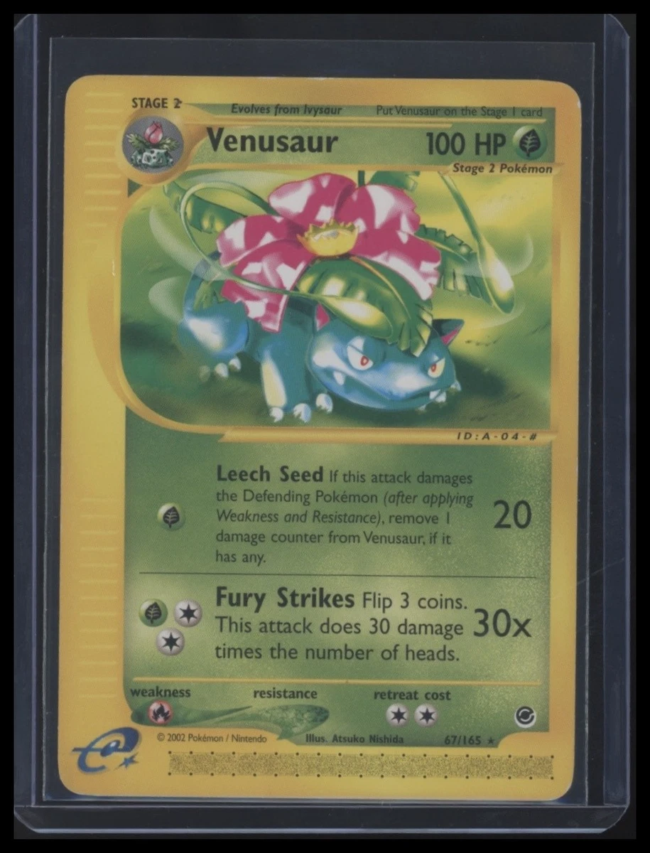 Venusaur Pokémon TCG Rare Expedition Base Set Individual
