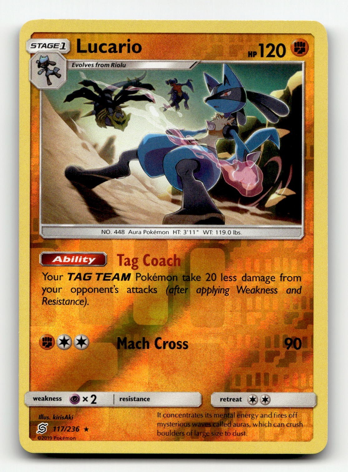 Lucario Riolu Pokémon Cards! Holo/Reverse Holo EX V GX Rare Choose Your Card!