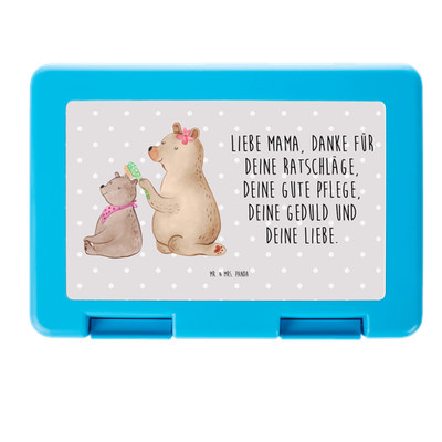 Bento Box Bär Kind - Geschenk Mama Butterbrotdose Brotzeitbox Mutter Muttertag