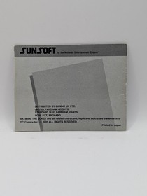 BATMAN: RETURN OF THE JOKER NES WITH INSTRUCTION MANUAL - CARTRIDGE ONLY