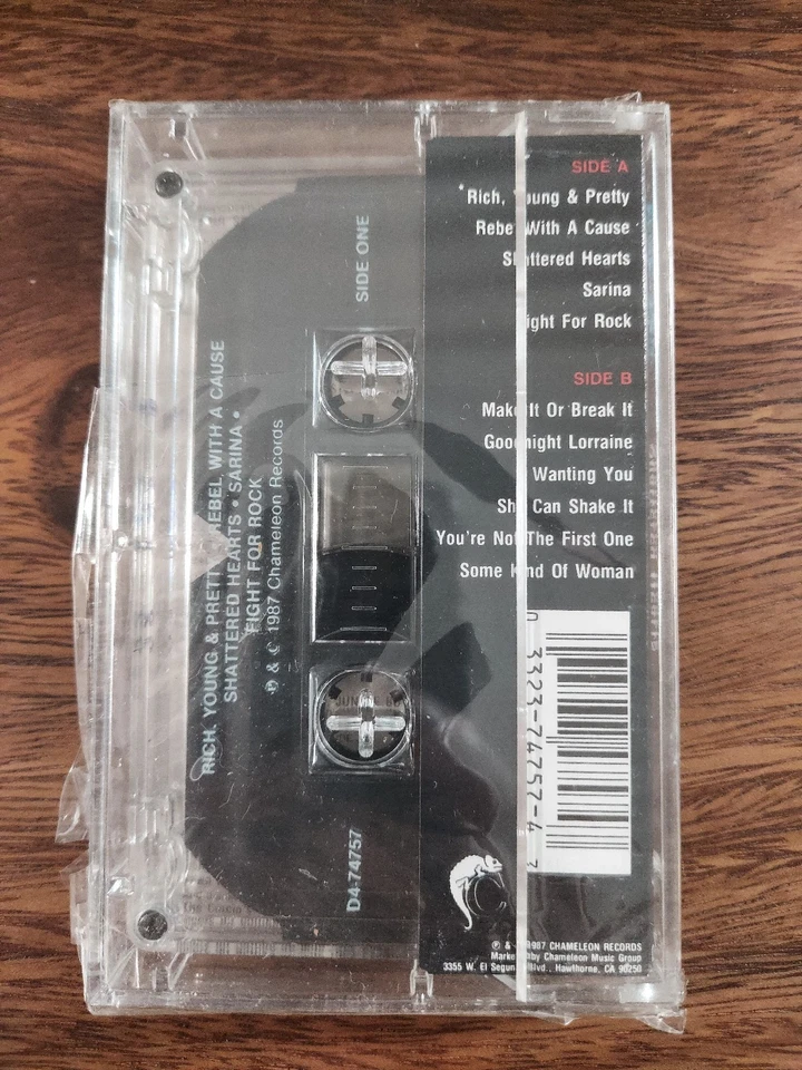 SILENT RAGE • Shattered Hearts • 1987 New Music Cassette • Obscure Heavy Metal  - Image 2 of 4