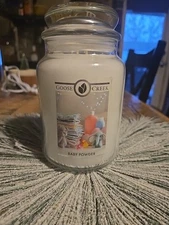 GOOSE CREEK LARGE 24oz JAR CANDLE Baby Powder