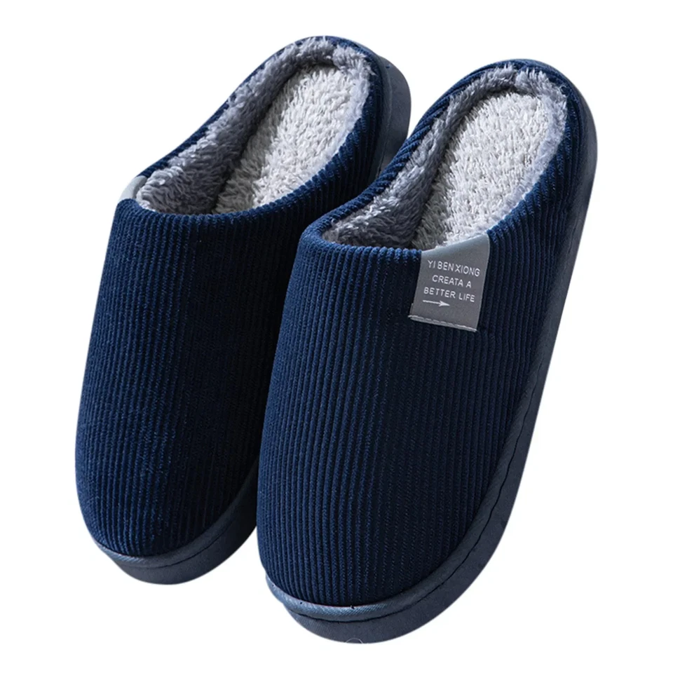 NUEVAS pantuflas informales de felpa para el hogar de fondo suave gruesa para mujer y hombre... Foto 4 de 4