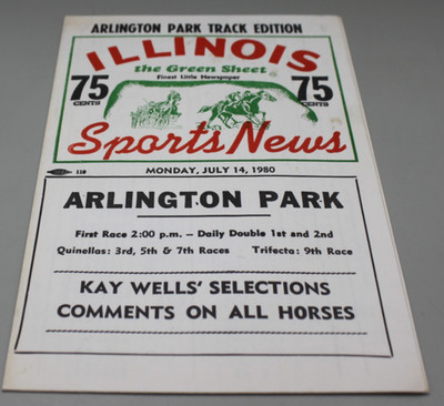 Arlington park horse racing Illinois Sports News 1980