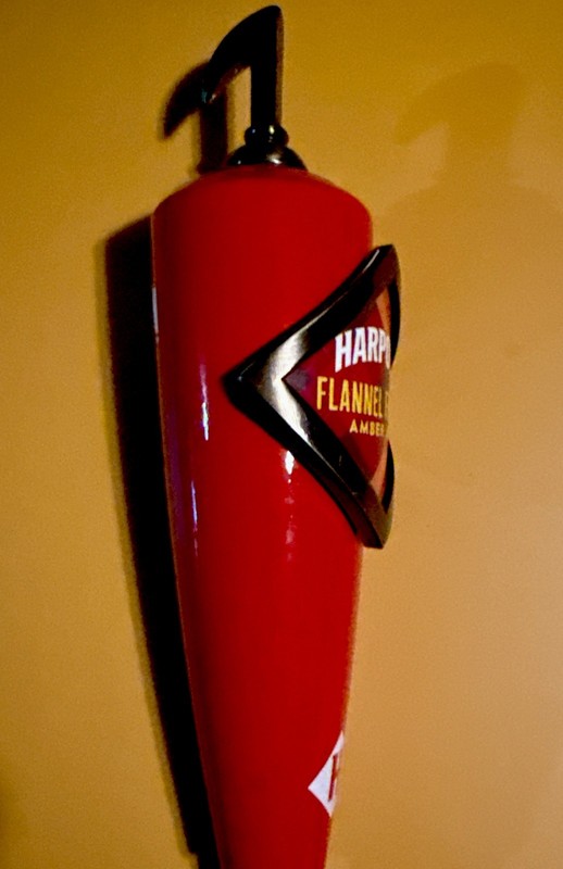 2 Beer Tap Handles- Harpoon and Lithermans. 