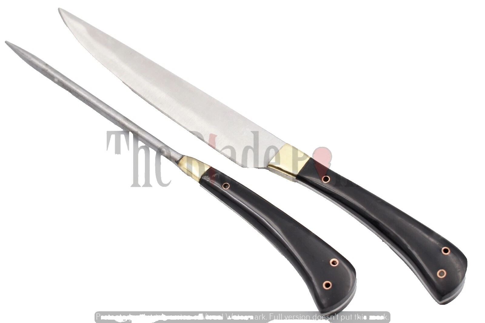 Horn Handle Full Collectible Vintage Fixed Blade Knives