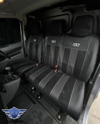 PEUGEOT EXPERT 2019 - 2026 ART. LEATHER & ALICANTE TAILORED FRONT SEAT COVERS