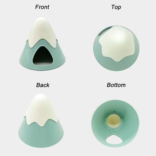 Escondite para hámster con forma de montaña nevada, lindos accesorios para jaula para hámster pequeño - Imagen 19 de 30