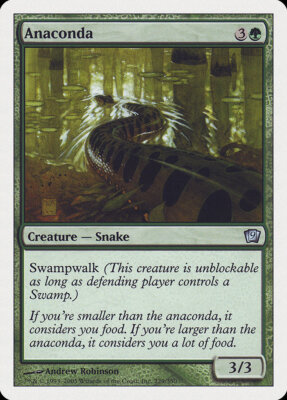 4x Anaconda - LP - 8th/9th Edition - SPARROW MAGIC mtg