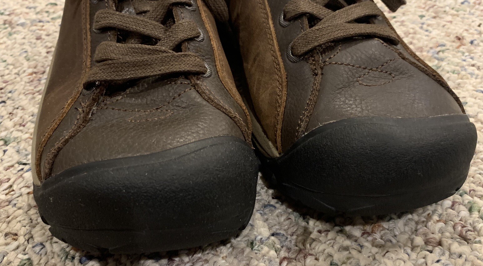 KEEN Scarpe stringate da trekking da donna appassionate pelle marrone taglia 7