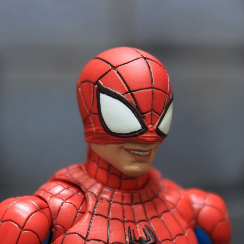 1/12 Custom Marvel Universe Peter Parker Spider-Man Exposed Mouth Head ...