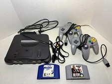 Nintendo 64 system 2 Controllers, Madden 99 and 2001 used tested