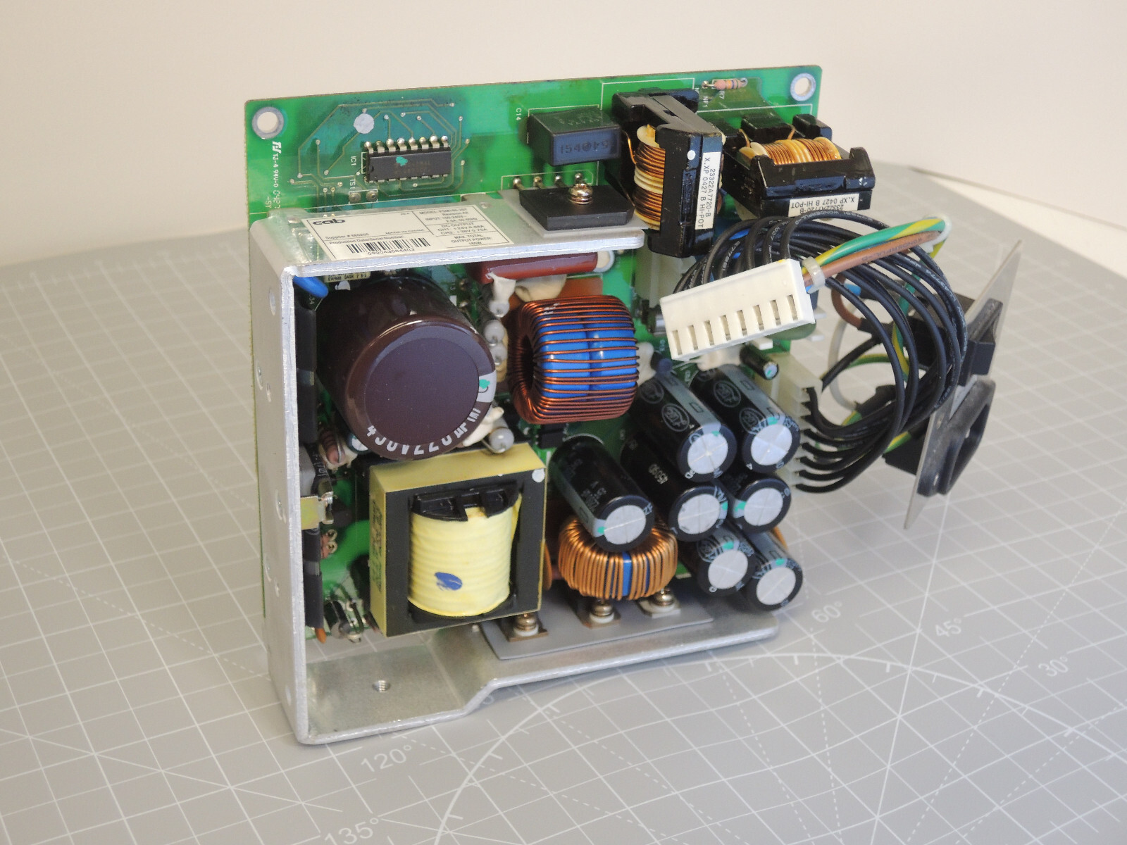 CAB PSM165-207-EFF-R Power Supply, 100-240VAC 2.5A IN, 24/38VDC 6.88A/0.75A OUT