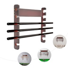 Pool Cue Rack Stick Holder Wall Mount 6 Ball Holders Billiard Table Accessories