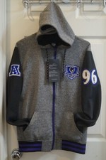 BALTIMORE RAVENS ZIPPERED HOODIE NFL TEAM APPAREL ULTRA GAME S SMALL NEW W/ TAGS