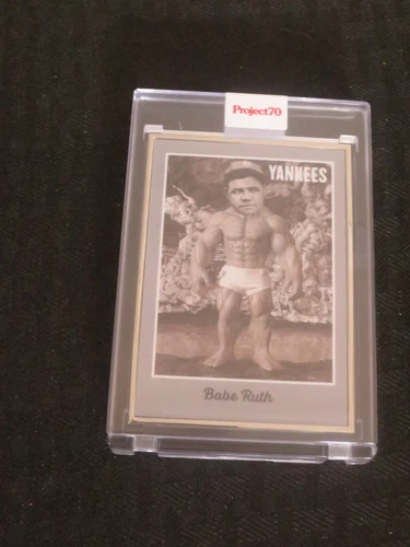2021 Topps Project 70 Babe Ruth Yankees #107 Artist Proof 47/51 Ron Engish