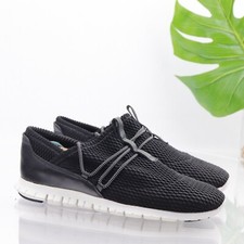 Cole Haan Womens ZeroGrand Sneaker Size 8 Quilted Black Shoe Low Top Slip On