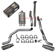 05-12 Toyota Tacoma 4.0 Catback Dual Exhaust Side Exit - MagnaFlow 14" Muffler