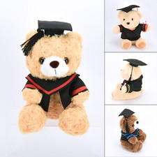 Graduation Bear Doll 8" Stuffed Cuddly Bear Soft Plush Toy Pillow Party Gift